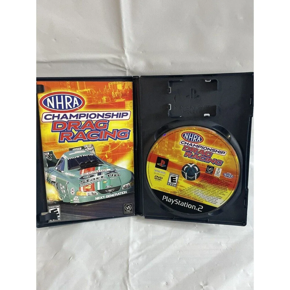 Nhra Championship Drag Racing Game (PlayStation 2, PS2) Tested Working